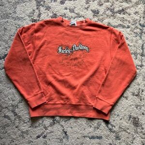 Harley-Davidson Orange Sweatshirt